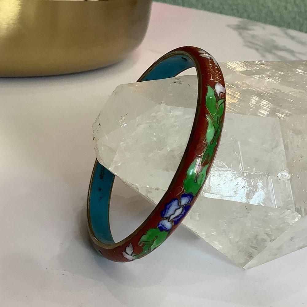Vintage Cloisonne Bangle